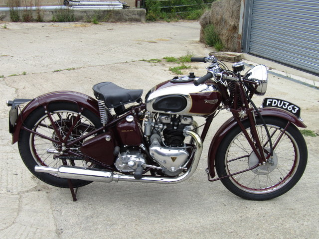 1940 Triumph Motorcycle