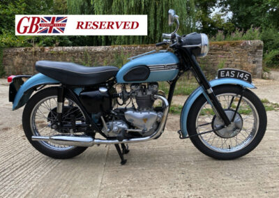 1956 Triumph T100 All Alloy – Metallic Blue