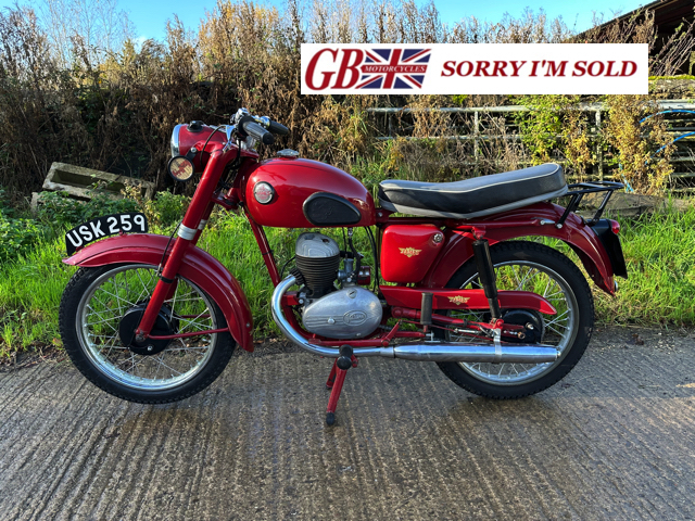 1956 James 8E Captain 197cc