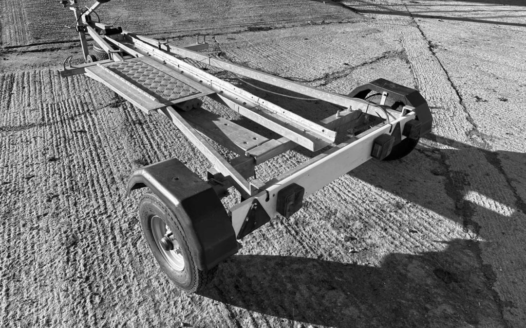 2-Wheel Single Motorcycle Trailer