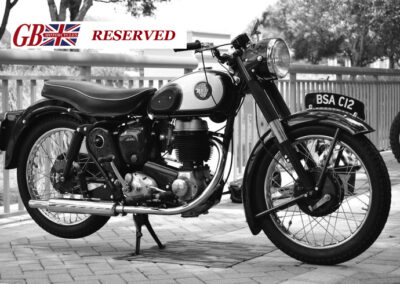 1958 B.S.A. C12 – 250cc – Maroon & Cream