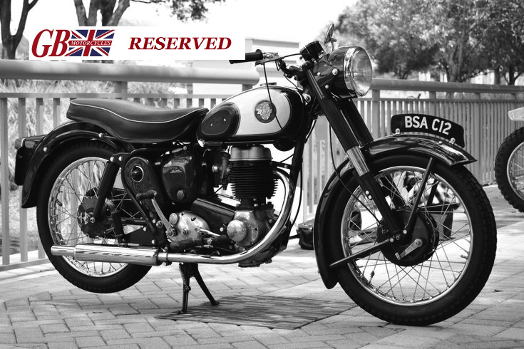 1958 BSA C12 Maroon & Cream_res