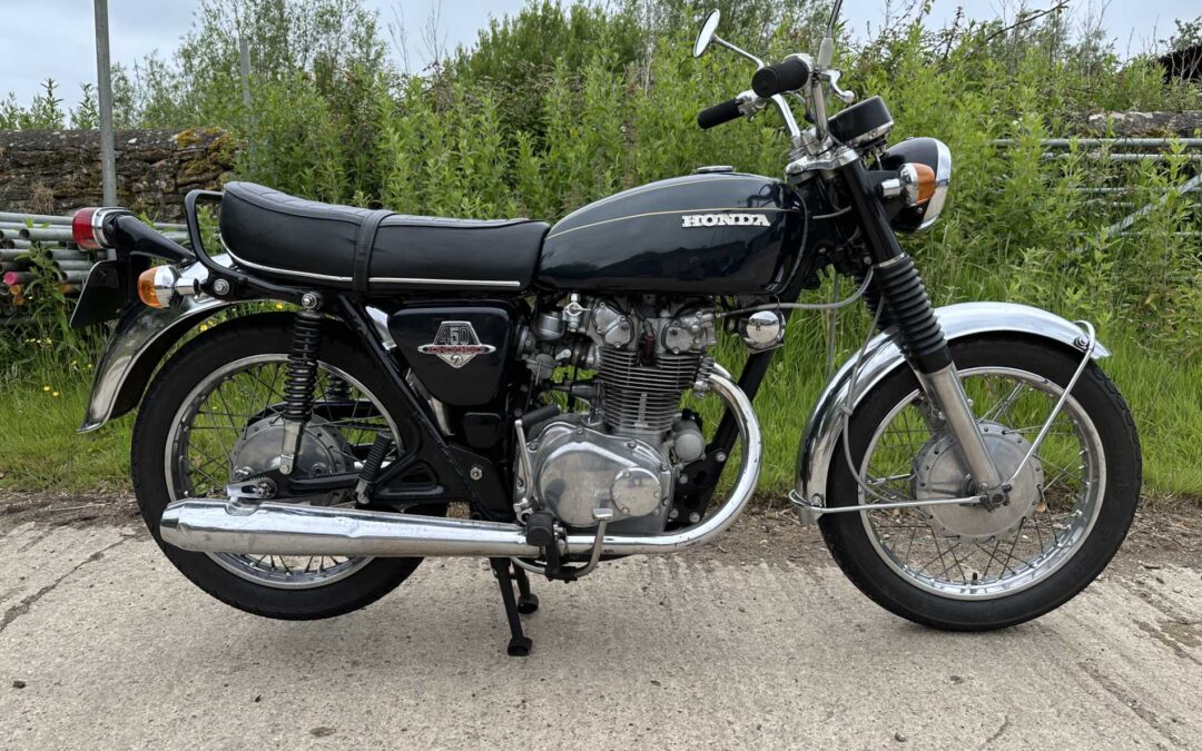 1968 Honda CB450 K1 Black Bomber Twin