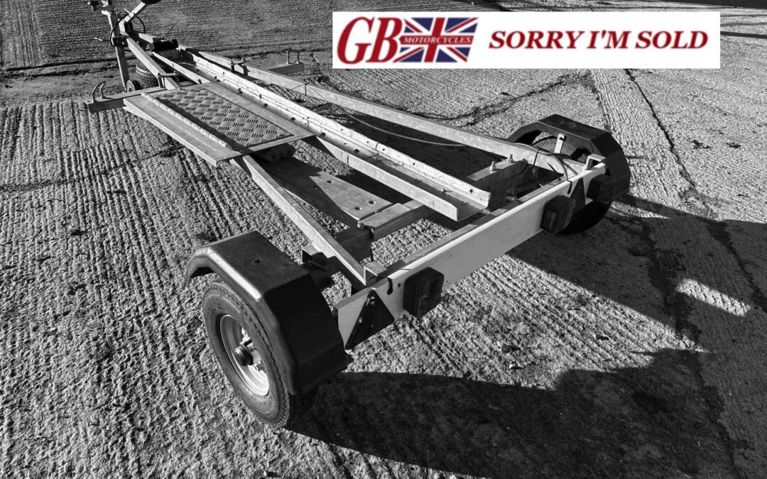 2-Wheel Single Motorcycle Trailer