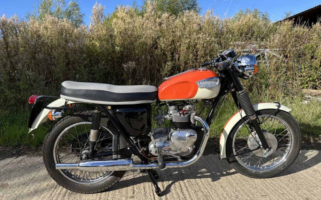 1964 Triumph T90 350cc – Orange/White
