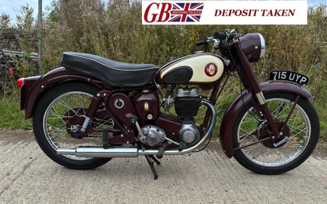1958 B.S.A. C12 250cc – Maroon & Cream