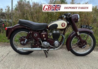1958 B.S.A. C12 250cc – Maroon & Cream