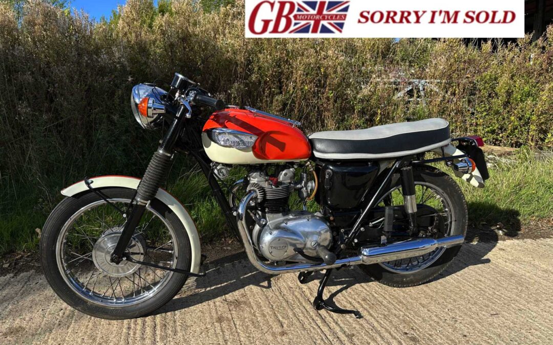 1964 Triumph T90 350cc – Orange/White