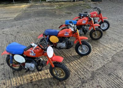 Collection of 4 Honda Z50R Monkey Bikes
