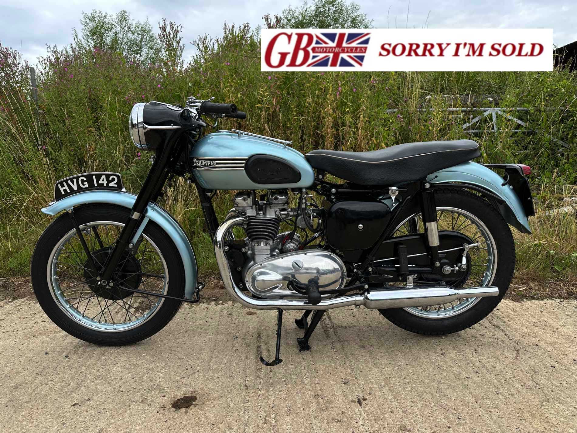 1955 Triumph T100 500cc_sis