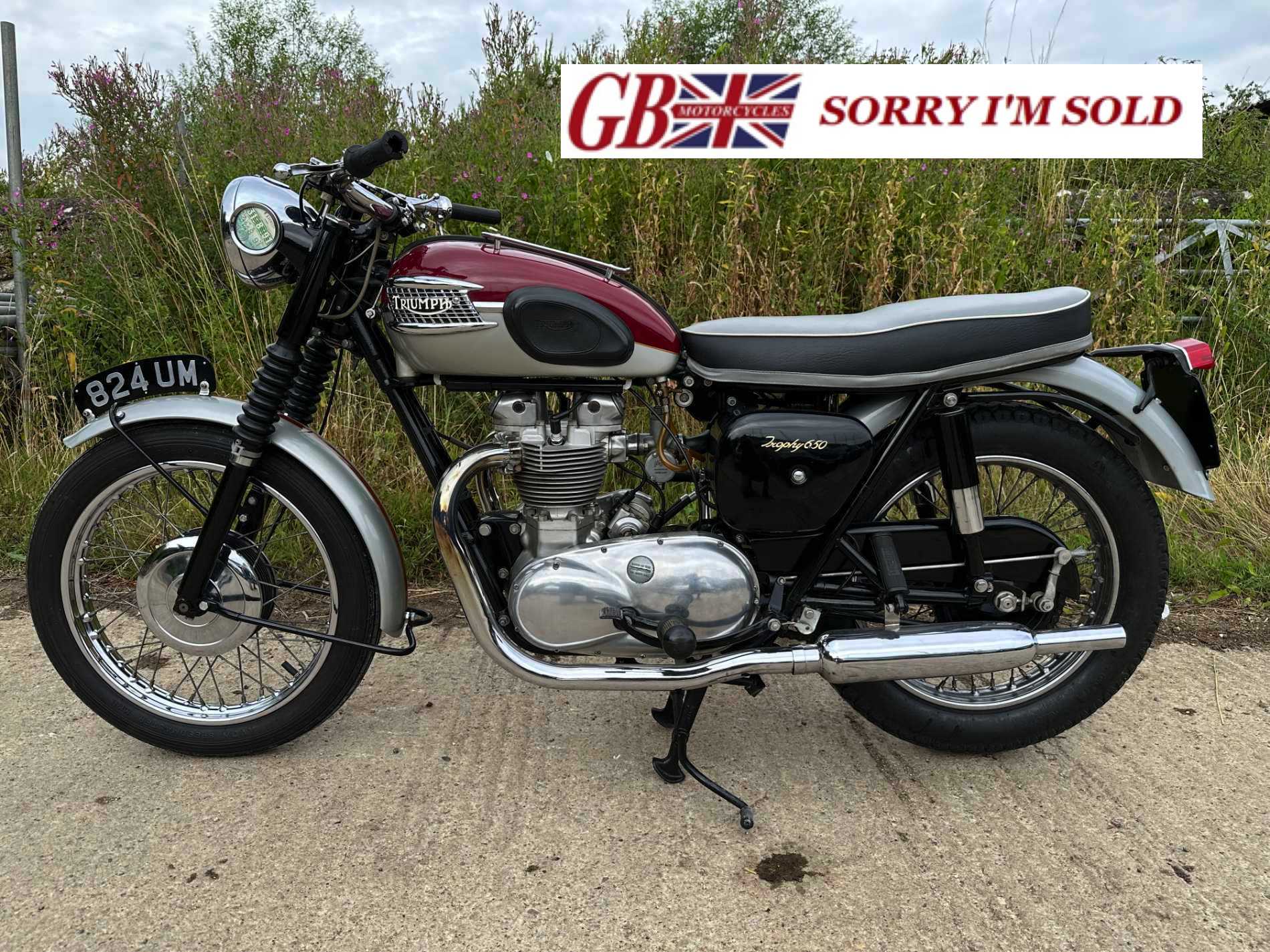 1961 Triumph TR6R Trophy SS 650cc_sis