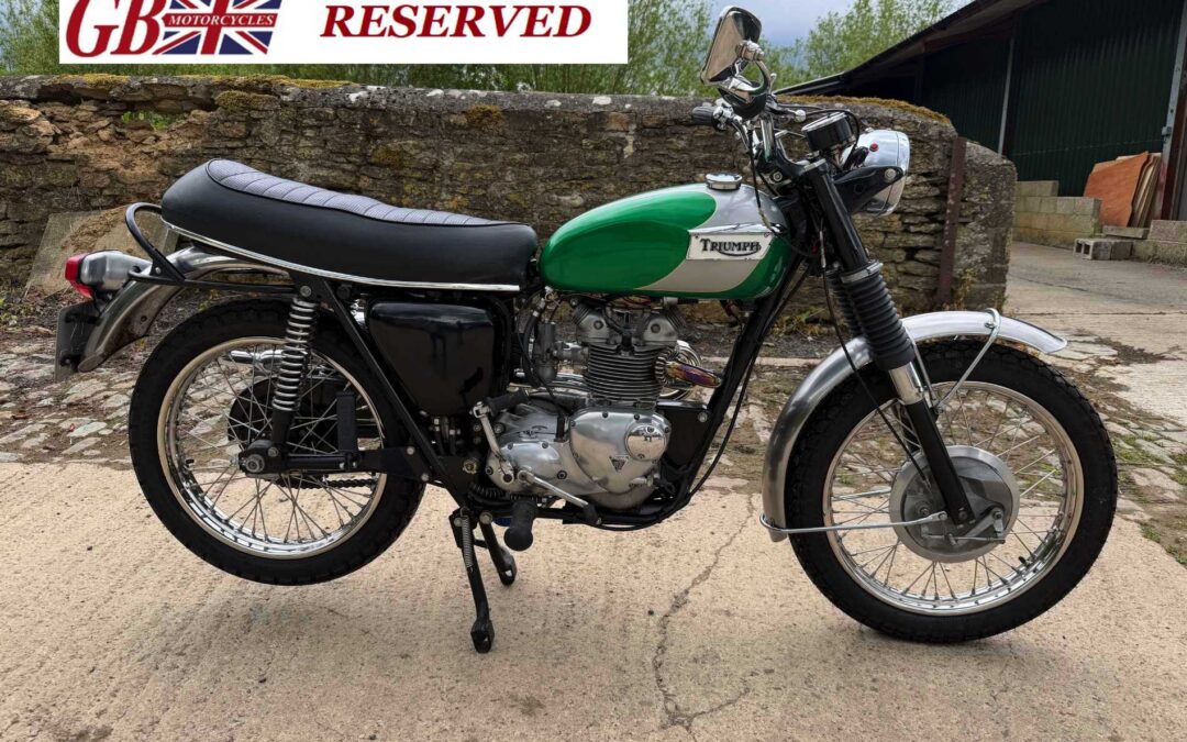 1969 Triumph T100C 500cc – Green/Silver