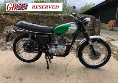 1969 Triumph T100C 500cc – Green/Silver
