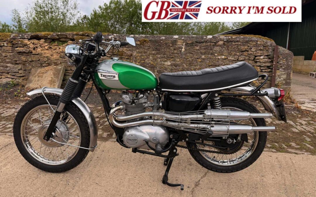 1969 Triumph T100C 500cc – Green/Silver